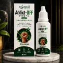 Faran Herbals Addict-OFF Drops | Herbal De-Addiction Support Formula | Helps Manage Cravings & Supports Addiction Recovery | For Tobacco, Gutka, Cigarette & Alcohol Habits | Ayurvedic Proprietary Medicine | 30 ml