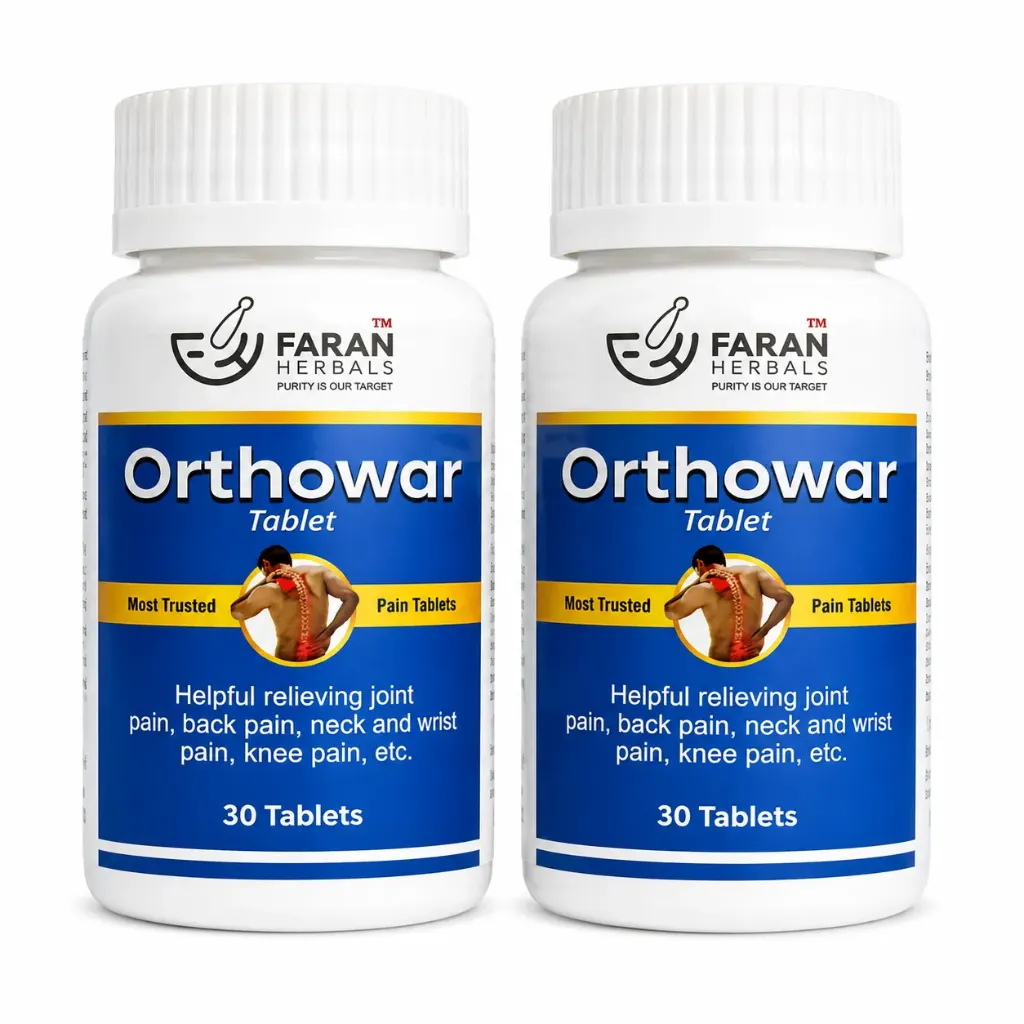 Faran Herbals Orthowar Tablet, Pack Of 2 (30 Tablets Each)
