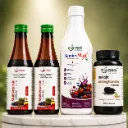 Faran Herbals Herbal Wellness Combo | 2 Multivitamin Syrup 200ml + BerriesMaX Multi Berries Juice 500ml + Shilajit Ashwagandha Capsules 60N | Herbal Daily Wellness, Energy & Vitality Support