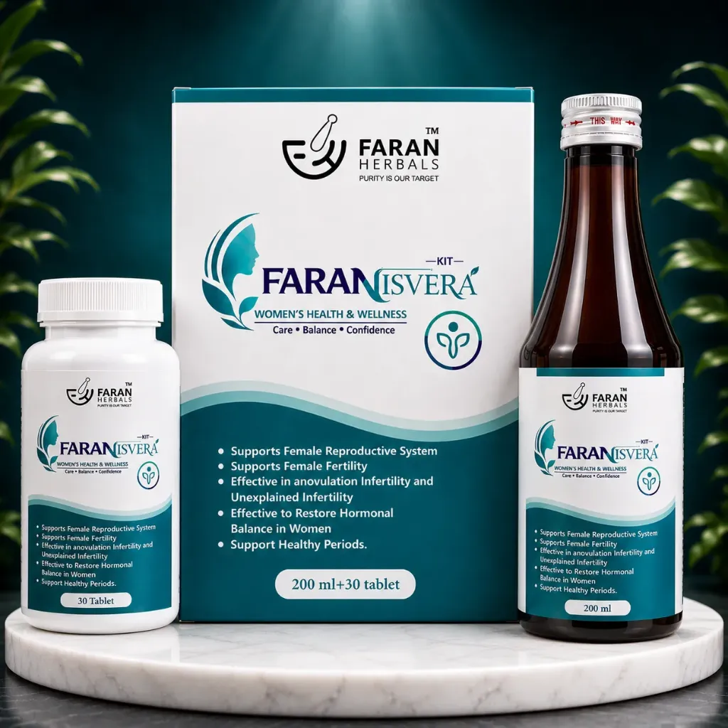 Faranisvera Kit | Ayurvedic Women’s Wellness & Reproductive Health Support | Herbal Syrup & Tablets Combo | Women Care Formula